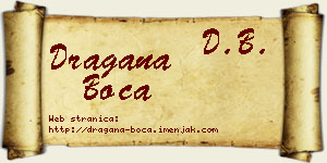 Dragana Boca vizit kartica